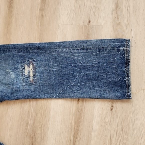 Polo Ralph Lauren men's Classic-Fit Distressed Jeans size 36 waist 32 length - Picture 8 of 11